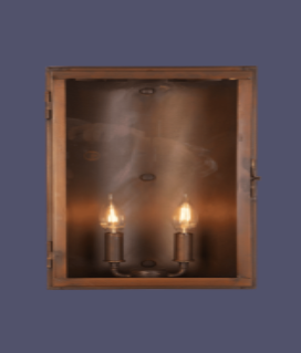 St. James Gemini Copper Lantern