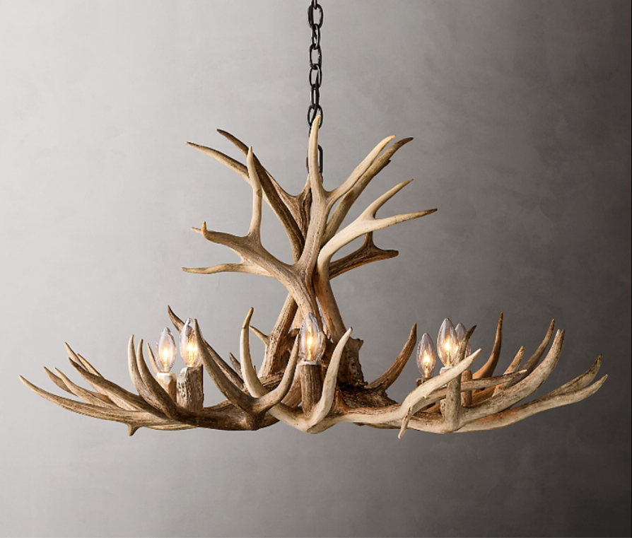 Whitefish Deer Antler Chandelier