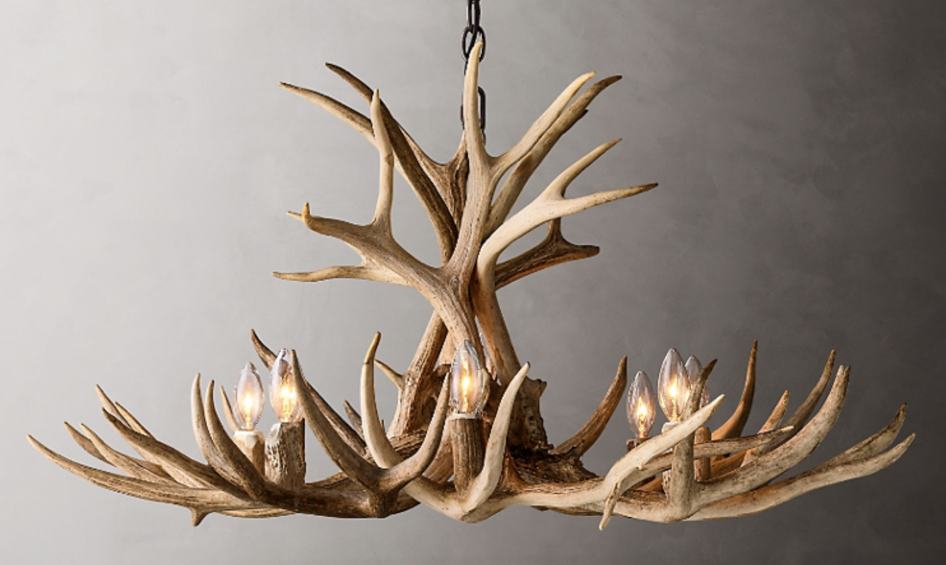 Whitefish Deer Antler Chandelier