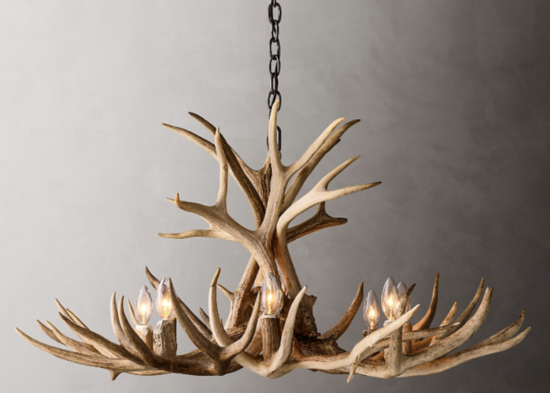 Whitefish Deer Antler Chandelier