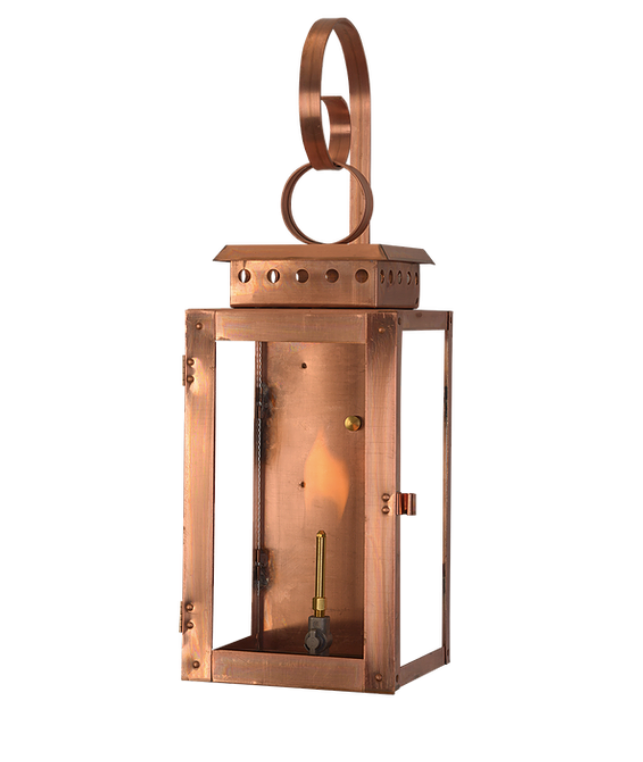 outdoor gas copper patio entryway porch lantern