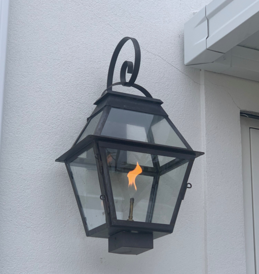 copper lantern shabby chic cabin light fixtures