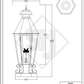 St. James Trinidad Bay Nautical Lighthouse Lantern