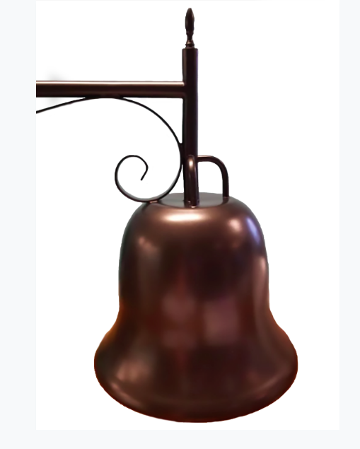 St. James Bell Shade Copper Light