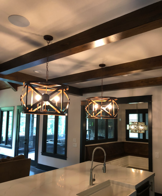 Kitchen Island Chandelier Lights Copper Pendant Ceiling Light Fixture Dining Room Antique Modern Elegant Unique Black Hanging Lamps Wall Sconce Indoor Outdoor Electric Lanterns 