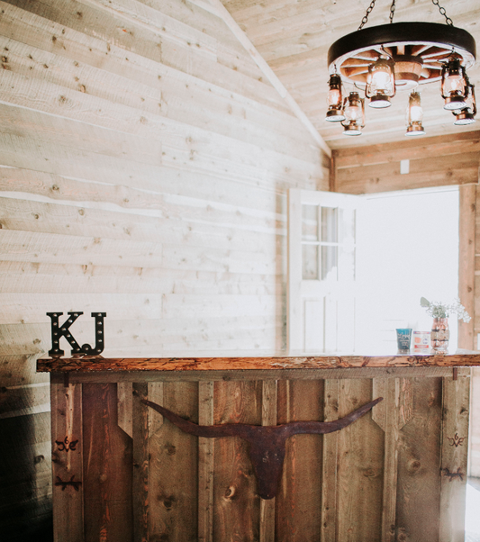 Rustic Wagon Wheel Chandelier