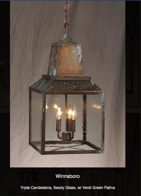 St. James Winnsboro Copper Light