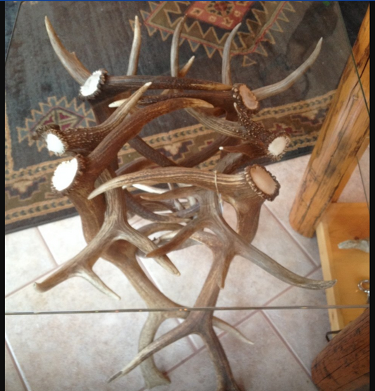 Elk & Deer Antler Table