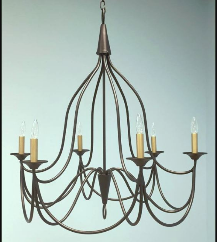 St. James Shenandoah Copper Chandelier