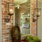 Indoor french country gas electric Wall Chandeliers