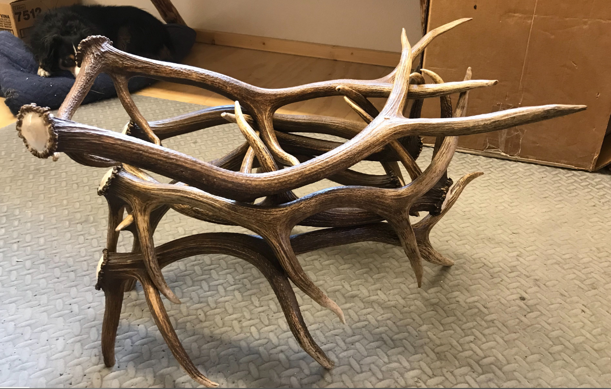 Elk Antler Coffee Table