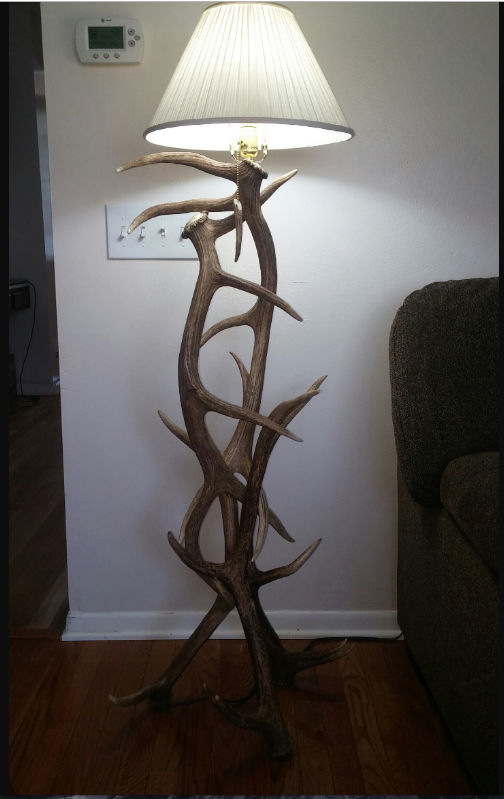 Elk Antler Floor Lamp 50