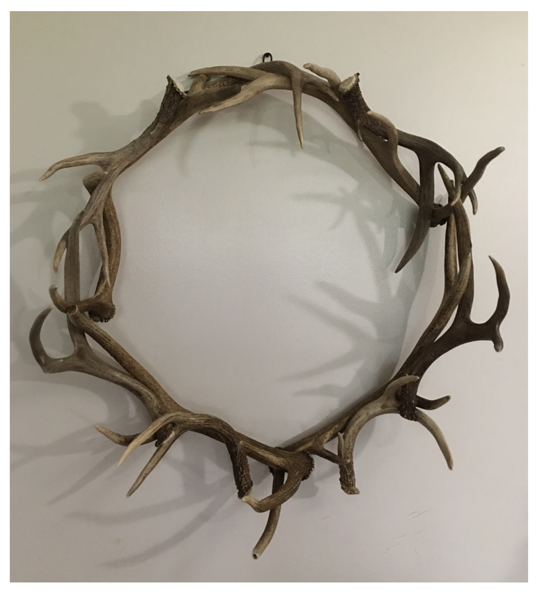 Elk and Deer Antler Wreath Garland